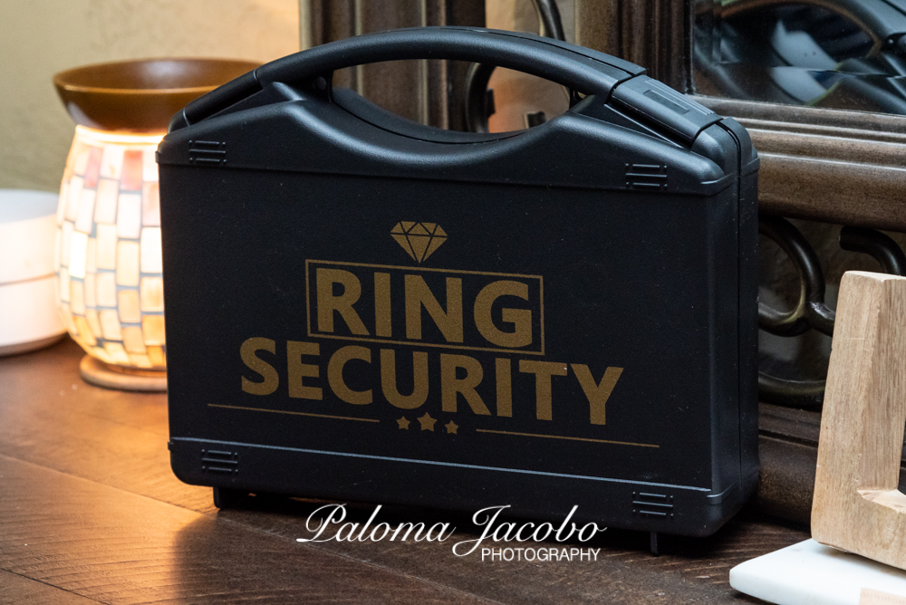 Caja de ring security para Boda charra campestre en Ramona by Paloma Jacobo Photography