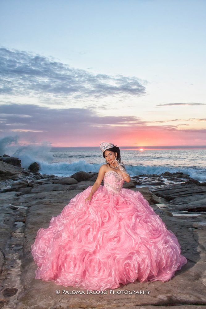 La Jolla Quinceanera Photography by Paloma Jacobo Photography