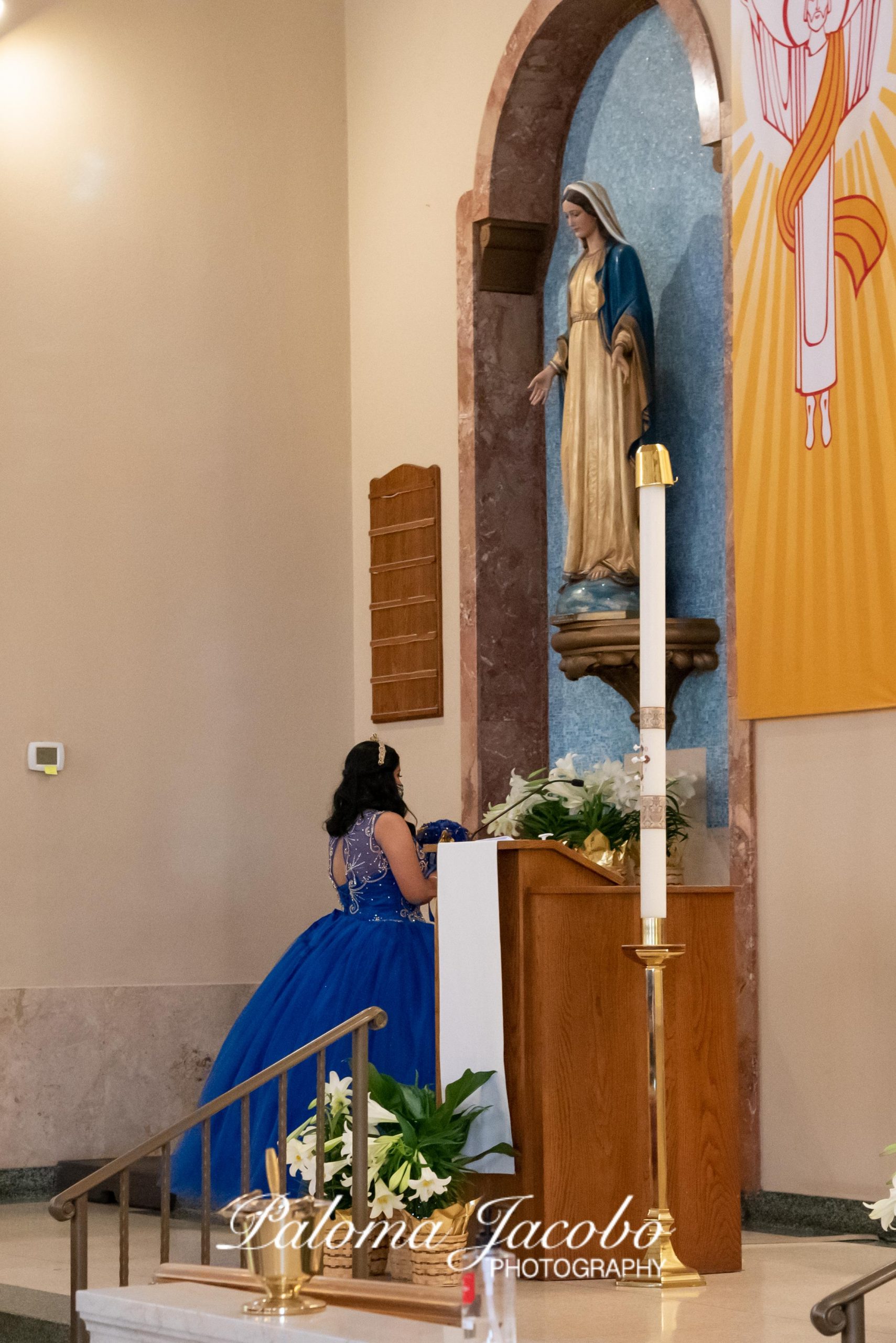 Quinceanera photography at Holy Trinity in El Cajon by Paloma Jacobo Photography