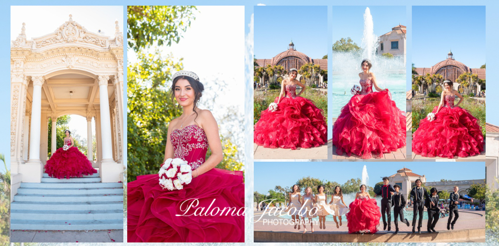 Quinceanera photo album and prints by San Diego Photographer Paloma Jacobo