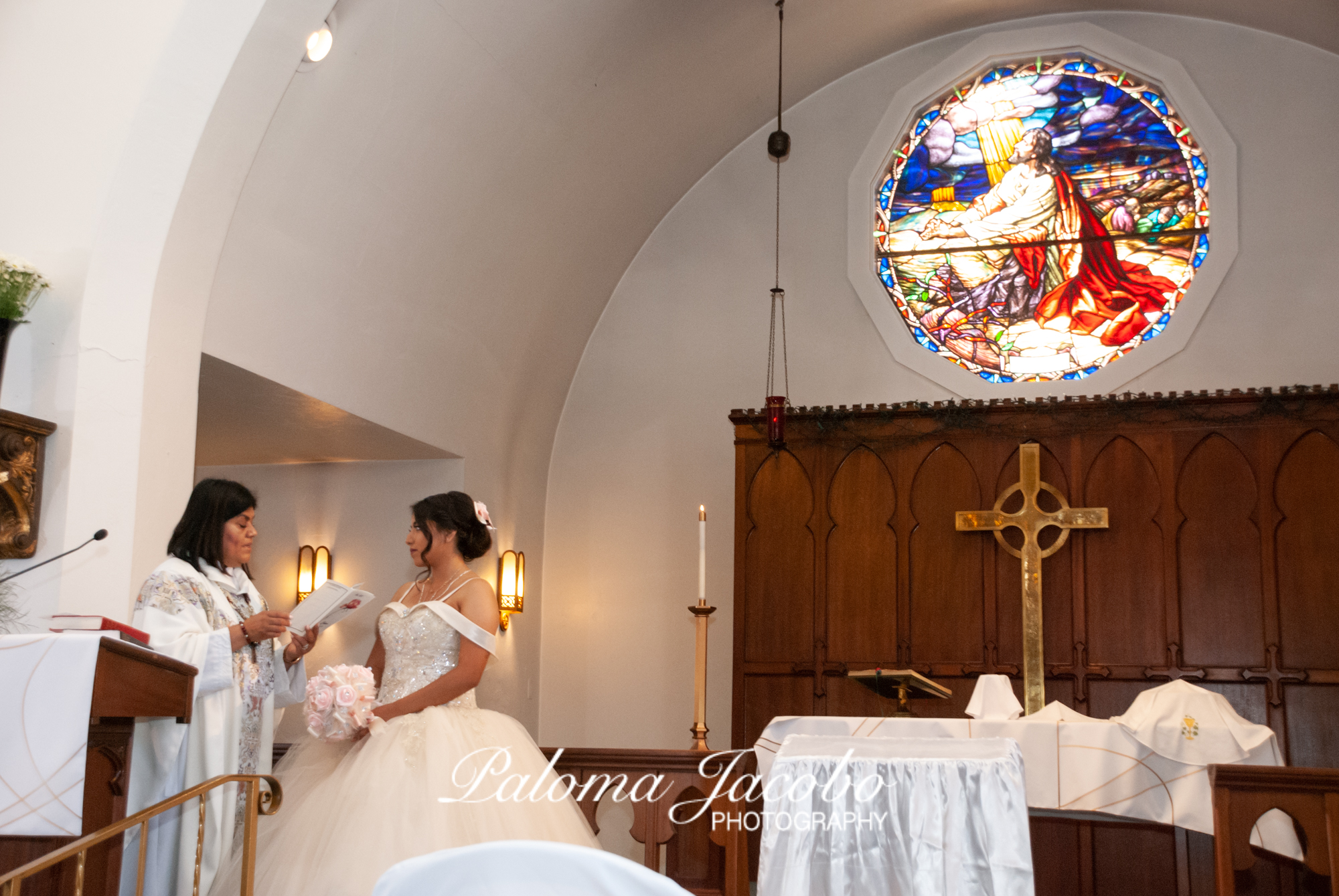 Quinceanera Ceremony at Our Savior's Lutheran Church in San Diego by Paloma Jacobo Photography