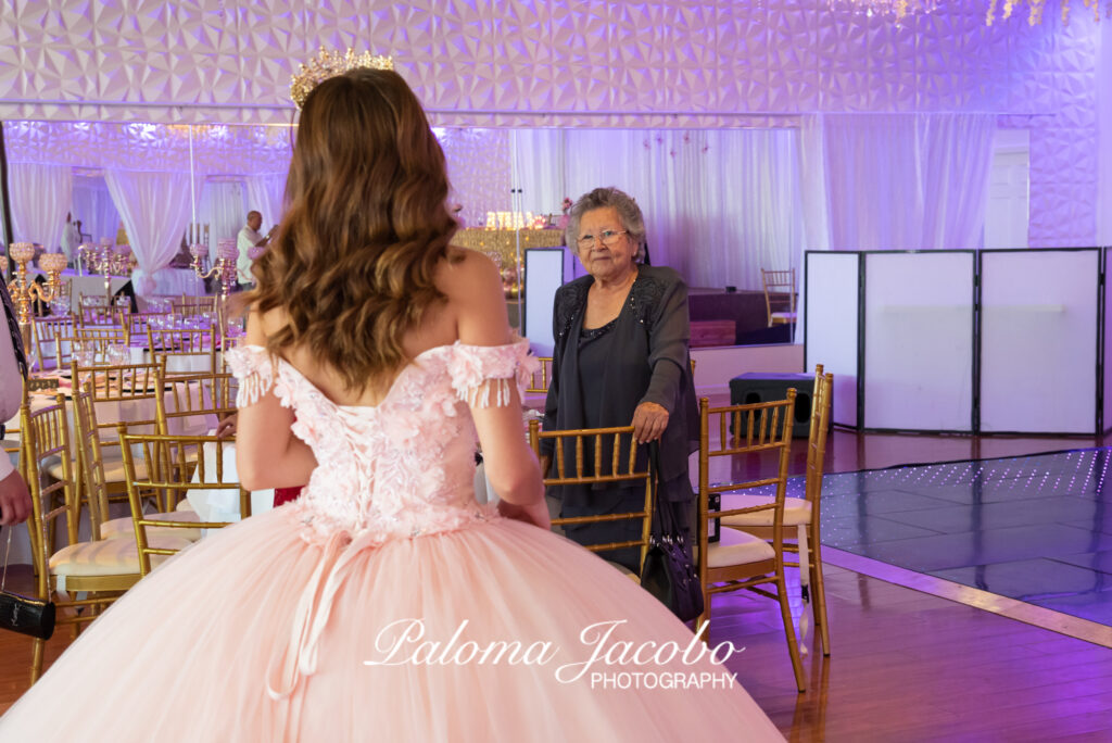 Quinceanera and grandma by Paloma Jacobo Photography