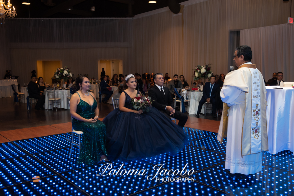 Sweet Sixteen Party with Quinceanera Ceremony by Paloma Jacobo Photography